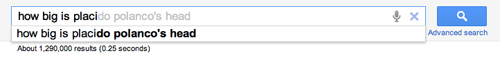 Google Search autosuggest screenshot